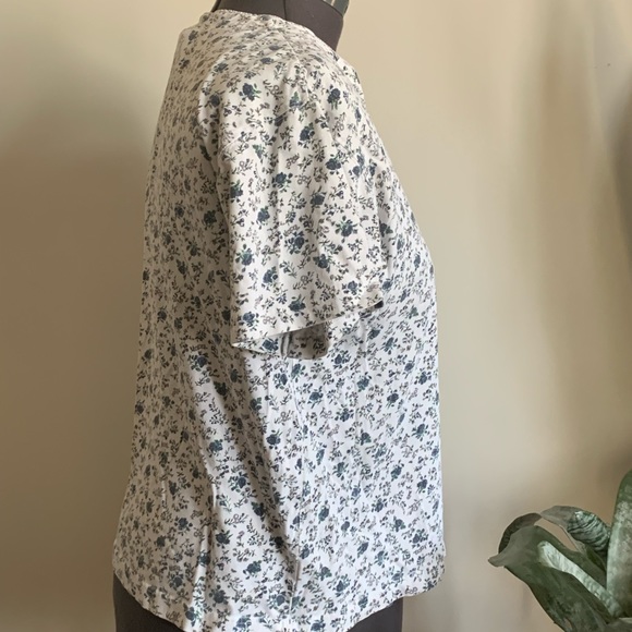 Vintage 90’s Oblige floral tee size LG - Picture 3 of 5